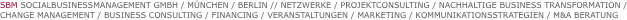 SBM SOCIALBUSINESSMANAGEMENT GMBH / MNCHEN